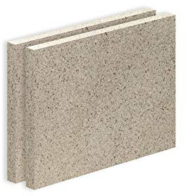 Vermiculite Platte Schamott-Ersatz SF600 25mm 400x300mm x 2