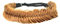 BOBIYA breites Fischschwanz-Haarband aus Kunsthaar, geflochten, klassisch, grob, elastisches Stretch-Haarteil, für Damen und Mädchen, Erdbeerblond