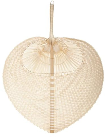 Atmosphera - Eventail Folk - Bambou - 30x39 cm
