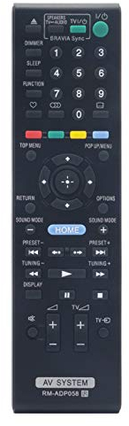 RM-ADP058 Ersatz Fernbedienung - VINABTY RM ADP058 Fernbedienung für Sony AV System RMADP058 Remote Controller