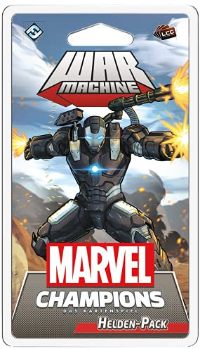 Fantasy Flight Games, Marvel Champions: LCG – War Machine, Helden-Erweiterung, Expertenspiel, Kartenspiel, 1-4 Spieler, Ab 14+ Jahren, 60+ Minuten, Deutsch, Mehrfarbig, Bunt
