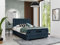 Elektrisches Bett Boxspringbett Mary Doppelbett im Schlafzimmer Taschenmatratze (Dunkelblau - Magic Velvet 2211, 160 x 200)