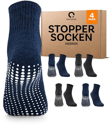 Occulto Herren Stoppersocken 2er Pack, 4er Pack (Modell: Andi)