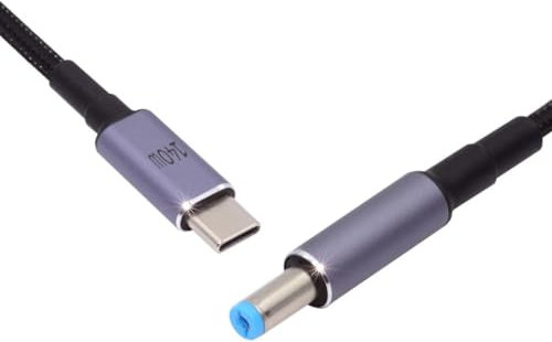 chenyang Cable de carga USB C a CC de 5,5 x 2,1 mm, 20 V, 65 W, 100 W, 135 W, 140 W, PD para portátil