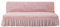 ZRCYXDW élastique Housse Clic Clac, épaisse Housse De Canapé Clic Clac avec Ourlet De Jupe Amovible Pliant Housse de Canapé sans Bras Lavable-Rose-Medium
