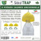 SOLUTRAP - 3 Pièges universels Jaunes - Ecologique et économique - Mouches - Guêpes - Frelons - Mouche de l'olivier