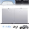 Automatic Retractable Car Sunshade,Retractable Car Sun Shade Windshield,Foldable Windshield Sunshade Car Curtain with Suction Cups,Sunblock Roller Visor for Car Window Block UV Rays,Glare,Heat