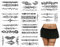 BUOKSLLY 6 Bögen Temporäre Tattoos, Schwarze Tribal Fake Tattoos Aufkleber, henna tattoo, temporäre tattoos, fake tattoos, Black Tattoos Stickers for Women and Men