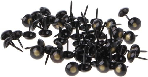 GOOZHI Tapezier-Nägel 100 Stück antike Messing-Polsternägel, Möbelnägel, Reißzwecken, Hardware-Dekor(Cat Eyes)