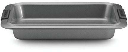 Anolon KC-18274 54706 Advanced Baking Nonstick Cake Pan, Rectangle-9 Inch x 13 Inch, Gray, 18/8 Stainless Steel