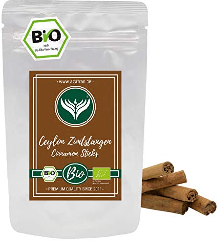 Azafran BIO Ceylon Zimt, Zimtstangen 10 cm 10 Stk
