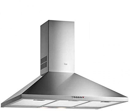 Teka - Campana Decorativa Piramidal de 70 cm con motor de doble turbina, Eficiencia Energética D, Acero Inoxidable, 75 x 70 x 48 cm