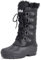Polar Donna Tall Trapuntato Foderato Di Pelliccia La Neve Tattico Montagna Impermeabile Ginocchio A Passeggio Stivali - Nero - UK6/EU39 - YC0356