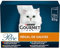 GOURMET Perle | Saucen Regal | Erwachsene Katze | Rind, Huhn, Thunfisch, Lachs | 12 x 85 g | Frischebeutel (Verpackung kann variieren)