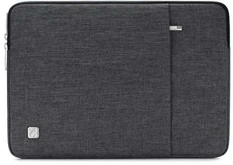 NIDOO Laptoptasche, 15 Zoll, wasserdicht, für MacBook Pro/15 Surface Book 2 3/Surface Laptop 3/15,6 Zoll XPS 15 9500/15 Zoll MateBook D 15, Dunkelgrau