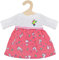 Heless 2924 - Kleid für Puppen im Alpaka Oskar Design, Größe 35 - 45 cm