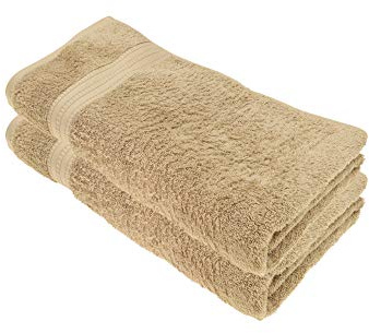 Julie Julsen® Bio Saunatuch-Set, 2 Saunatücher in 32 Farben erhältlich weich und saugstark Sand 80x200 cm