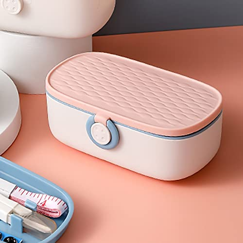 Tragbar Nähset Nähzubehör, nähkästchen nähkörbe für Anfänger, Reisende, Verwandte und Freunde, Perfekt Näh Geschenk-box