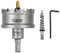 Mollom (62mm | 2-7/16) Sierra de Corona de T.C.T Carburo Broca con 2 Brocas,Punta de carburo de tungsteno para Metal Duro,Acero,Hierro,Cobre,Madear,Latón,Plástico