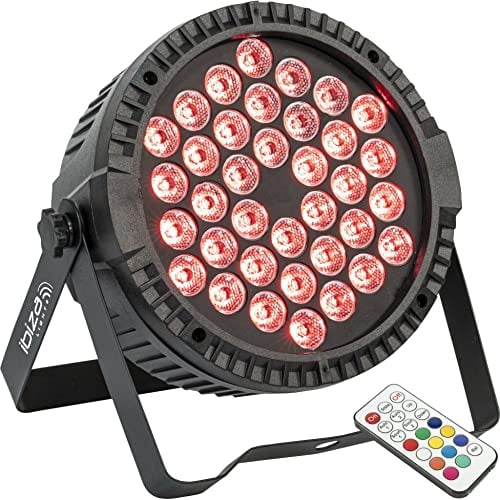 Ibiza - Projecteur Par Extra Plat 36 LED RGB 1W THINPAR-36X1W-RGB