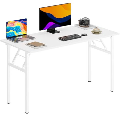 SDHYL Computertisch, zusammenklappbar, ohne Montage, 120 x 60 cm, Arbeitszimmer, Konferenztisch für Heimbüro