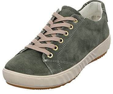 ara Damen AVIO Sneaker, Thyme, 38.5 EU Weit