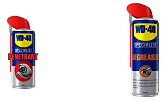 Penetrant by WD-40 Specialist - Targets Corroded or Rusted Components and Mechanisms, 400 ml & Degreaser by Specialist, Wide Spray - 500 ml