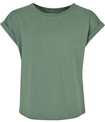 Urban Classics Mädchen Uck2983-girls Organic Extended Shoulder Tee T-Shirt (1er Pack)