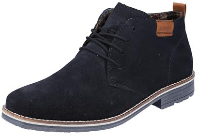 Rieker Homme 33206 Botte Tendance, Blau, 46 EU Large