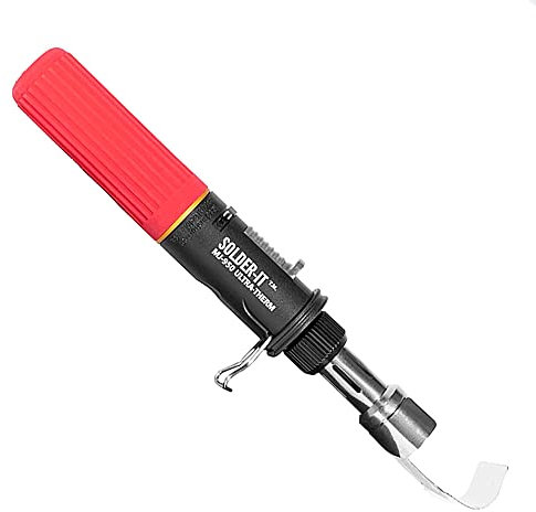 Solder-It Ultra Therm Flameless Heat Gun 20ml Butane1400 Degrees F, Red