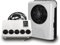 FUNNYBSG Aire acondicionado para caravana de 12 V CC, aire acondicionado para cabina de camión eléctrico de energía dividida por unidad CA para caravana, EAC1009.12.W, blanco