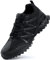 Kricely Zapatillas de Trail Running Hombre Zapatillas de Trekking Zapatos de Senderismo Ligero Antideslizantes AL Aire Libre Deporte Tenis Sneakers Negro 40