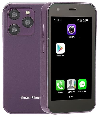 SOYES XS15 Mini 3G Smartphone, Pantalla de 3,0 Pulgadas, 2 GB de RAM, 16 GB de ROM, Teléfono Móvil Dual Sim, 1000 MAh, 0,3 MP + 2 MP, Teléfono Móvil de Bolsillo para Estudiantes
