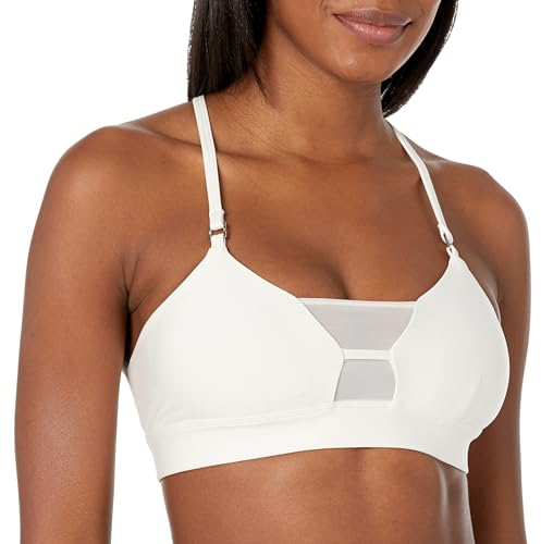 Alo Yoga Damen Alo Mesh Allure BH, Elfenbein, X-Small