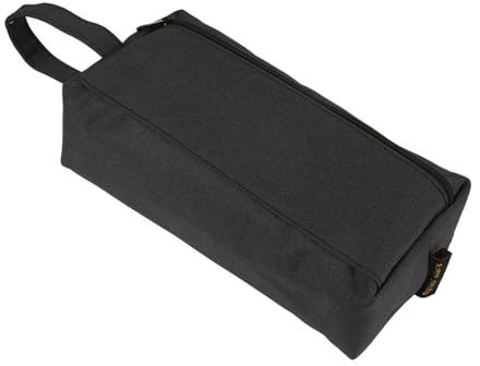 hoinya Pencil Case, Big Capacity Pencil Pen Case Office College School Large Storage for Stationery, Toiletries, Makeup, Travel & Office Supplies(Black)