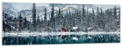 ARTTOR Bilder auf Glas 160x50cm Wandbild Glasdruck Landschaften Wald - 5885