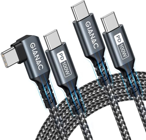GIANAC Adapter USB C auf USB (2 Stück) 10Gbps Typ C auf USB 3.2 Buchse Handy-OTG-Adapter Thunderbolt 3 kompatibel mit iPhone16/15 Serie,MacBook Pro,Galaxy S24 und Andere Smartphone & Tablet