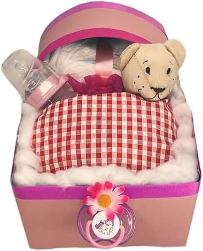 Babygeschenk | Kinderwagen (Blau) (ROSA)