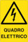 GLOBAL CARTELLO SEGNALETICO - QUADRO ELETTRICO - Adesivo Extra Resistente, Pannello in Forex, Pannello In Alluminio (20x31 cm, Alluminio)