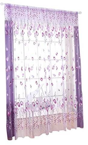 Zerodeko Tende Trasparenti in Tulle 100x200cm Zanzariera Per Finestra Per Arredamento Casa