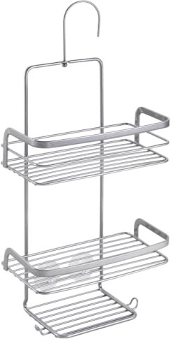 Metaltex Dusch Ablage 3-Etg. für Brausestange Origin LUXY, Duschenboy mit Haken