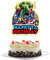 Aven-ger Hero Cake Topper 7th for Boys,Kids Birthday Cake Decorations,Marvel Cartoon Theme Cake Cupcake Topper Spider Hero Happy 7th Birthday Cake Toppers for Kids,Boy,Avenger 7th Party Cake Decor