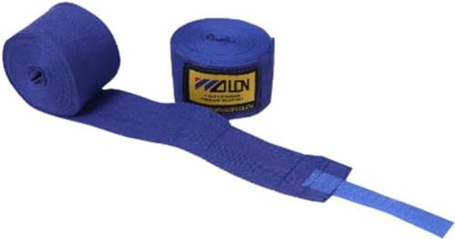 Go Go Gadget – „2 Stück/Rollen 3M-Baumwoll-Boxsportgurt | Kickboxen | Bandage | Sanda | Muay Thai | Karate | MMA | Taekwondo | Handhandschuhbandagen | Blau“
