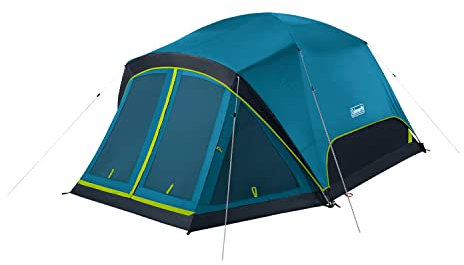 Coleman Skydome 4 Personen Screen Room Camping Zelt mit Dark Room Technology
