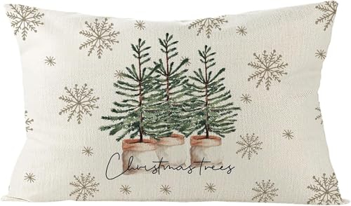 Kissenbezug Weihnachten 50x30, Weihnachtskissenbezug Weihnachtsdeko Innen, Weinachtsdekorationen Kissenbezug Für Weihnachtskissen Sofakissen Dekokissen, Deko Zimmer Wohnzimmer Schlafzimmer (A)