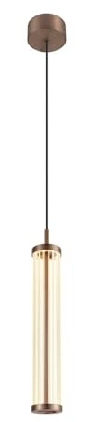 SLV QUIMERA KUPFER | Hängelampe aus Glas, Pendelleuchte Rund, Dimmbare Esszimmerleuchte, Wohnzimmerlampe mit Warmweißem Licht, Esstischleuchte mit effizienter LED Technik, Vintage Deckenlampe