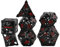 DND Würfel Set, 7-teilig Hohles 3D Drachen Metall D&D Würfel Polyedrische Würfelset Metall Spielwürfel für Dungeons and Dragons Pathfinder RPG MTG Pathfinder