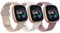 Vancle 3 Stück Kompatibel mit Fitbit Versa 4 Armband/Fitbit Versa 3 Armband/Fitbit Sense 2 / Fitbit Sense Uhrenarmband, Silikon Armbänder, Wasserdichtes Sport Ersatzarmband