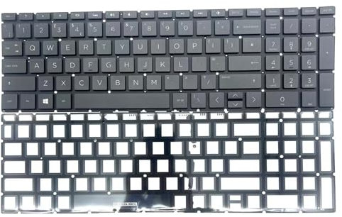 XINDIKBHUB Tastiera UK per HP Pavilion 15-cs 15-da 15-db 15-dw 17-by 17-ca nero/con computer portatile retroilluminato