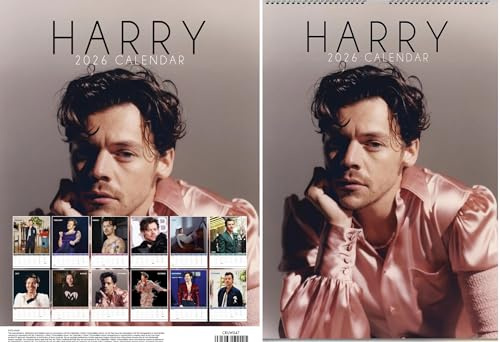H Styles 2026 Kalender – DIN A3 Größe 42 x 30 cm, 12 Monate großartige Fotografie